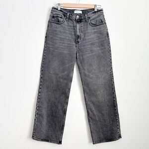 Abercrombie charcoal grey 90s straight leg jeans